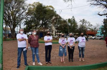 Foto - Ônibus Lilás – Combate à violência contra a Mulher