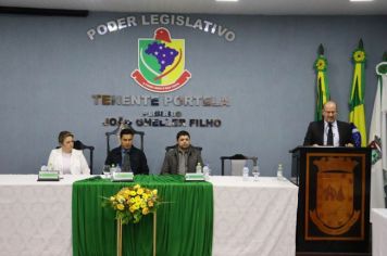 Foto - SESSÃO SOLENE EM HOMENAGEM AO ANIVERSÁRIO DE 67 ANOS DE TENENTE PORTELA 