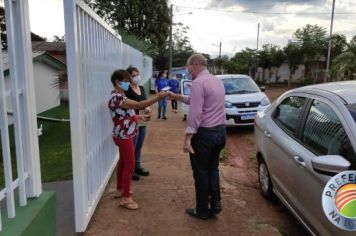 Foto - Prefeito na Estrada: Sala acompanha vacinações covid-19