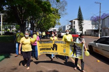 Foto - CAMINHADA PELA VIDA MARCA SETEMBRO AMARELO