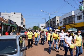 Foto - CAMINHADA PELA VIDA MARCA SETEMBRO AMARELO