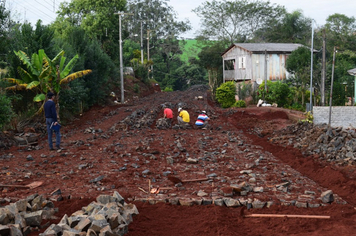 Foto - Obras de Pavimentação