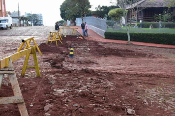 Foto - Obras de Pavimentação