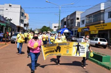 Foto - CAMINHADA PELA VIDA MARCA SETEMBRO AMARELO