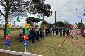 Foto - INAUGURAÇÃO PRACINHA INFANTIL - BAIRRO RUBINO MARRONI