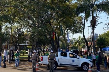 Foto - RECPÇÃO A 84ª CORRIDA DO FOGO SIMBÓLICO DA PÁTRIA