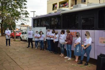 Foto - Ônibus Lilás – Combate à violência contra a Mulher