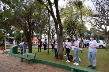 Foto - Ônibus Lilás – Combate à violência contra a Mulher