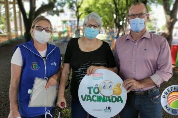 Foto - Prefeito na Estrada: Sala acompanha vacinações covid-19