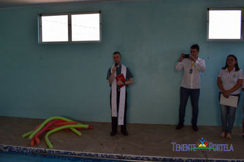 Foto - Apae de Tenente Portela  inaugura Piscina Terapêutica