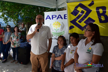 Foto - Apae de Tenente Portela  inaugura Piscina Terapêutica