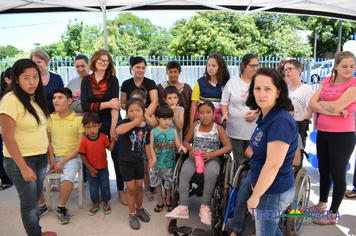 Foto - Apae de Tenente Portela  inaugura Piscina Terapêutica