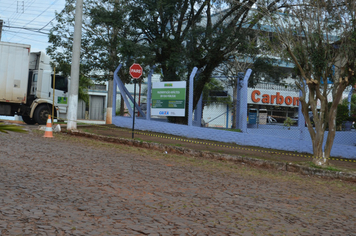 Foto - Obras de asfaltamento - Rua Tapuias e Rua Gaurama