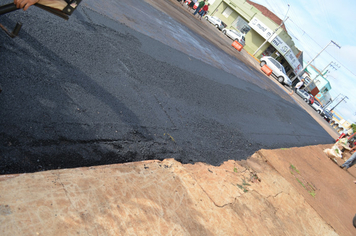 Foto - Asfalto - Ruas Guarita e Jacob Gheller