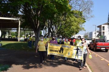 Foto - CAMINHADA PELA VIDA MARCA SETEMBRO AMARELO