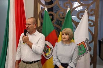 Foto - Inauguração da Galeria dos Prefeitos e Vice-Prefeitos 