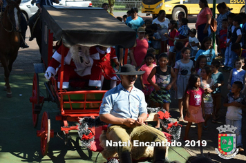 Foto - Chegada do Papai Noel - Natal Encantado 2019