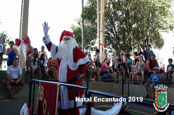 Foto - Chegada do Papai Noel - Natal Encantado 2019