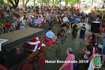 Foto - Chegada do Papai Noel - Natal Encantado 2019