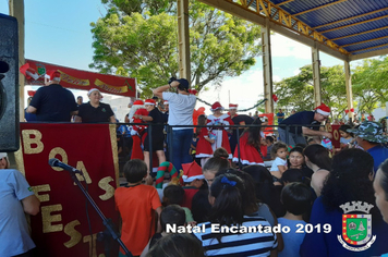 Foto - Chegada do Papai Noel - Natal Encantado 2019