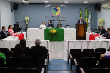 Foto - SESSÃO SOLENE EM HOMENAGEM AO ANIVERSÁRIO DE 67 ANOS DE TENENTE PORTELA 