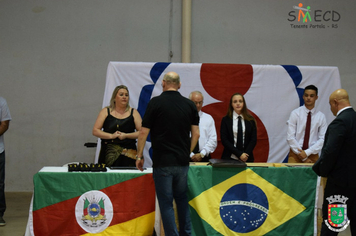 Foto - Escola Educar de Artes Marciais realiza exame de faixa preta de Taekwondo em Tenente Portela