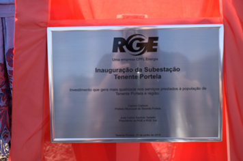 Foto - Inauguração Subestação RGE em Tenente Portela