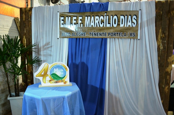 Foto - Jantar da Escola Marcilio Dias