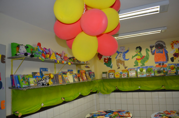 Foto - Reinauguração da Biblioteca da Escola Municipal Descobrindo o Saber - 17/04/2015
