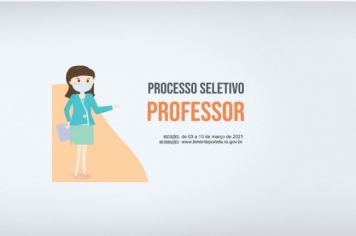 ABERTO PERÍODO DE INSCRIÇÕES DO PROCESSO SELETIVO SIMPLIFICADO PARA CONTRATAÇÃO TEMPORÁRIA DE PROFESSOR