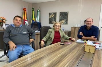 PREFEITO SALA RECEBE A VISITA DA DEPUTADA ZILÁ