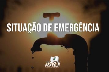 ESTIAGEM FAZ TENENTE PORTELA DECRETAR SITUAÇÃO DE EMERGÊNCIA