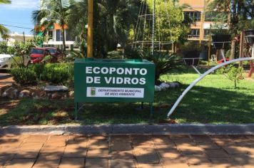 Ecopontos de Vidro foram instalados em Tenente Portela