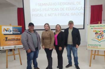 SERVIDORES PORTELENSES PARTICIPAM DE SEMINÁRIO REGIONAL DE BOAS PRÁTICAS DE EDUCAÇÃO FISCAL 