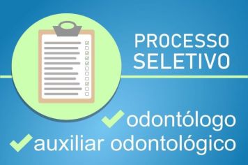 TENENTE PORTELA: PREFEITURA PROMOVE PROCESSO SELETIVO PARA A CONTRATAÇÃO DE ODONTÓLOGO E DE AUXILIAR DE CONSULTÓRIO ODONTOLÓGICO