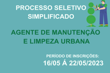 PROCESSO SELETIVO SIMPLIFICADO 006/2023