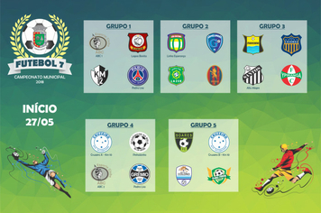 Campeonato Municipal de Futebol 7 inicia no próximo final de semana