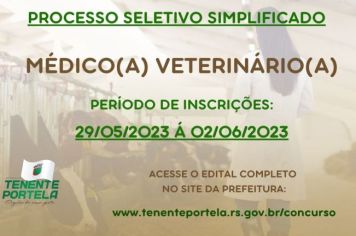 PROCESSO SELETIVO SIMPLIFICADO 007/2023