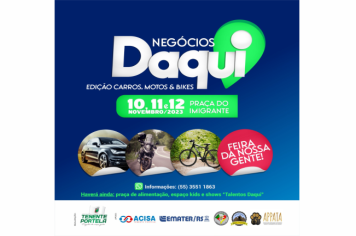 3ª NEGÓCIOS DAQUI EVIDENCIARÁ SEGMENTO DE CARROS, MOTOS E BICICLETAS