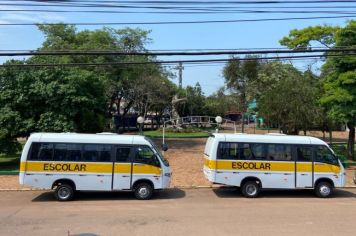 COM RECURSOS PRÓPRIOS, TENENTE PORTELA ADQUIRE DOIS VEÍCULOS PARA O TRANSPORTE ESCOLAR