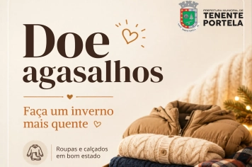 CAMPANHA DO AGASALHO 2026 MOBILIZA DOAÇÕES PARA FAMÍLIAS EM SITUAÇÃO DE VULNERABILIDADE