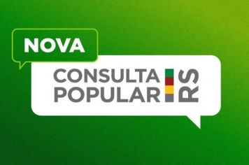 CONSULTA POPULAR PRORROGADA: CIDADÃO PODERÁ VOTAR ATÉ O DIA 15