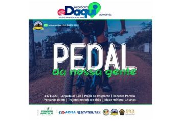 NEGÓCIOS DAQUI: PEDAL DA NOSSA GENTE PERCORRERÁ 15 QUILÔMETROS