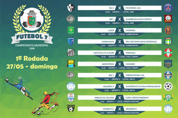Neste domingo inicia o Campeonato Municipal de Futebol 7 de Tenente Portela