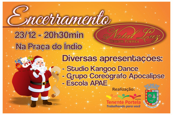 Encerramento da programação do Natal Luz 2015