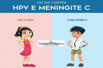 Dia D de vacinação contra  HPV e Meningite C 