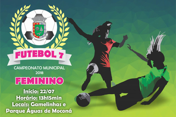 Domingo inicia o Campeonato de Futebol Sete feminino