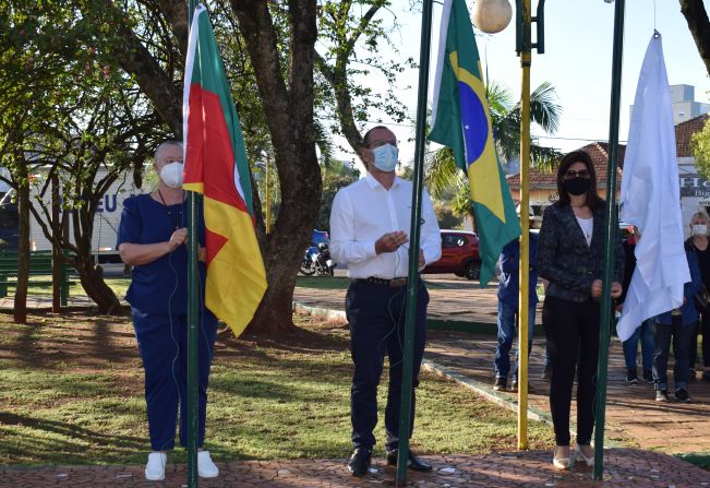 SEMANA DA PÁTRIA DE TENENTE PORTELA HOMENAGEIA VÍTIMAS DA COVID E PROFISSIONAIS DA SAÚDE