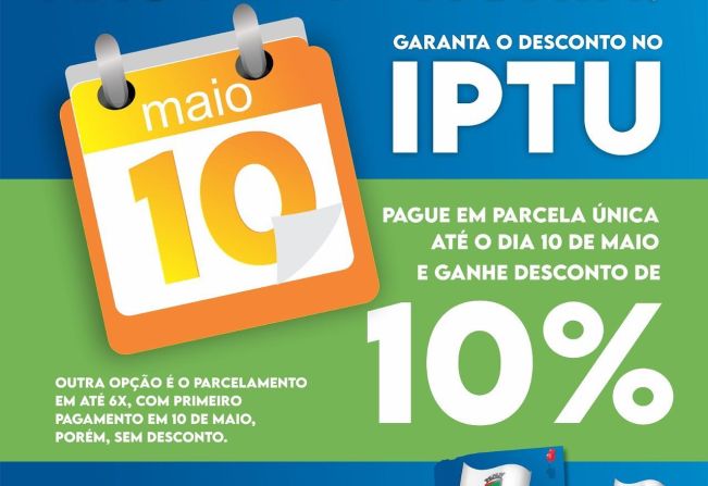 TENENTE PORTELA: ÚLTIMOS DIAS PARA QUITAR O IPTU 2022