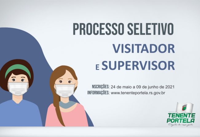 CADASTRO RESERVA: ESTÃO ABERTAS AS INSCRIÇÕES DO SELETIVO PARA VISITADOR E SUPERVISOR